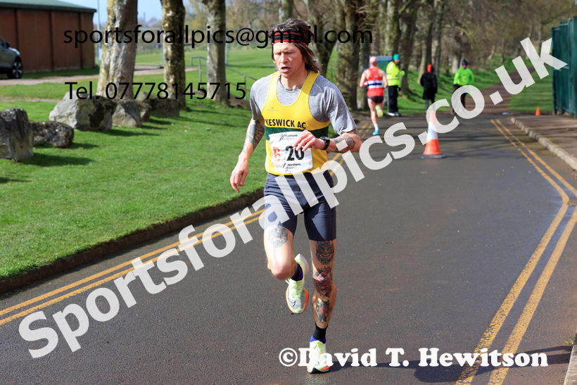 Senior Mens 12 Stage Road Relay, 2026 Northern Mens 12 and Womens 6 Stage Road Relays and Young Athletes 5k, Sheepmount Stadium, Carlisle. Photo: David T. Hewitson/Sports for All Pics